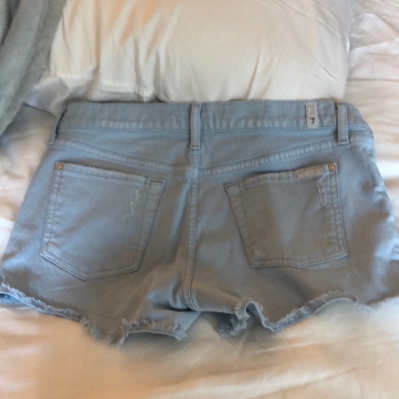 7 for all mankind denim shorts - Picture 2 of 3